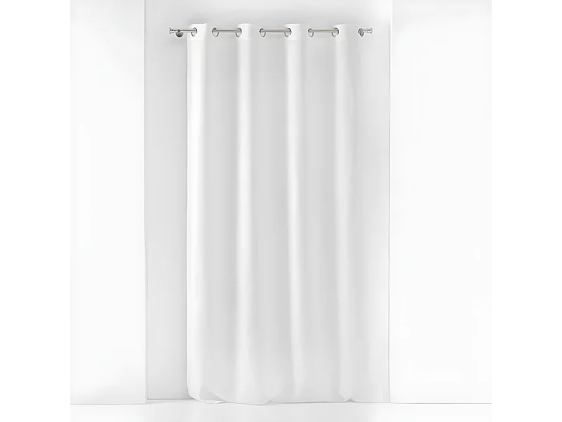 Rideau Voilage à Œillets "Soane" 140x180cm Blanc
