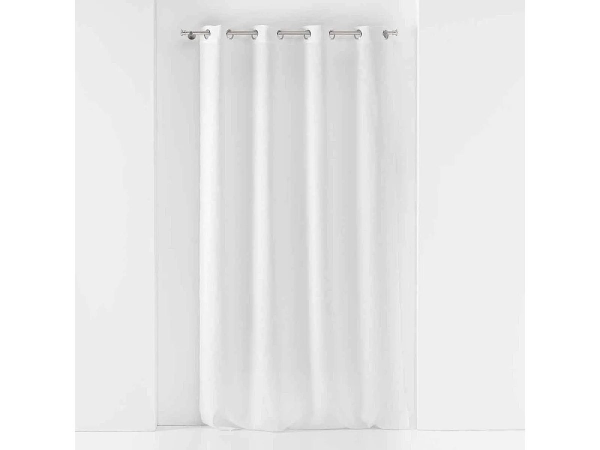 Rideau Voilage à Œillets "Soane" 140x180cm Blanc