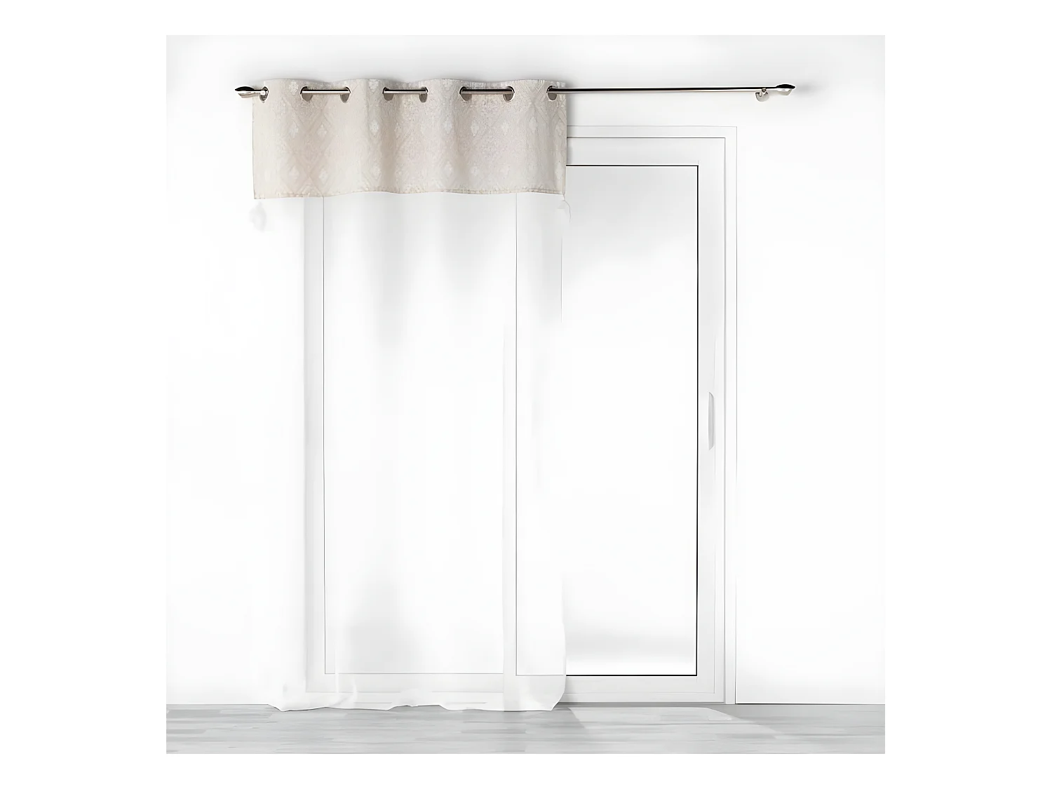 Rideau Voilage à Œillets "Samira" 140x240cm Blanc