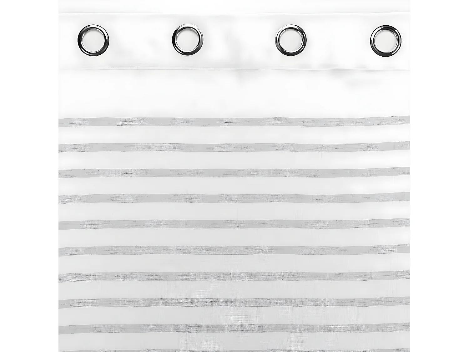 Rideau Voilage à Œillets "Medina" 140x240cm Blanc