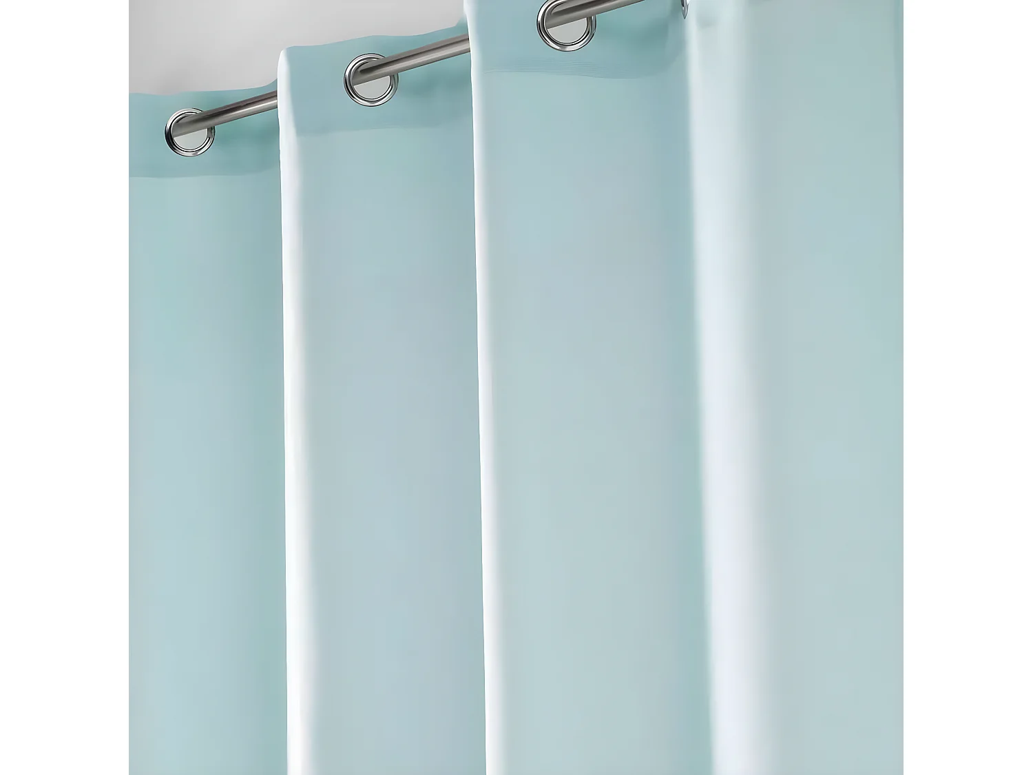 Rideau Voilage à Œillets "Soane" 140x240cm Menthe