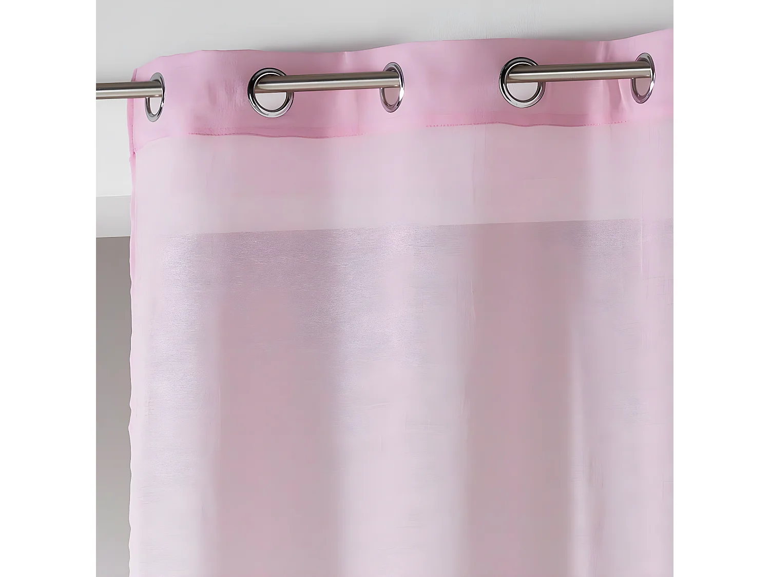 Rideau Voilage "Telma" 140x280cm Rose
