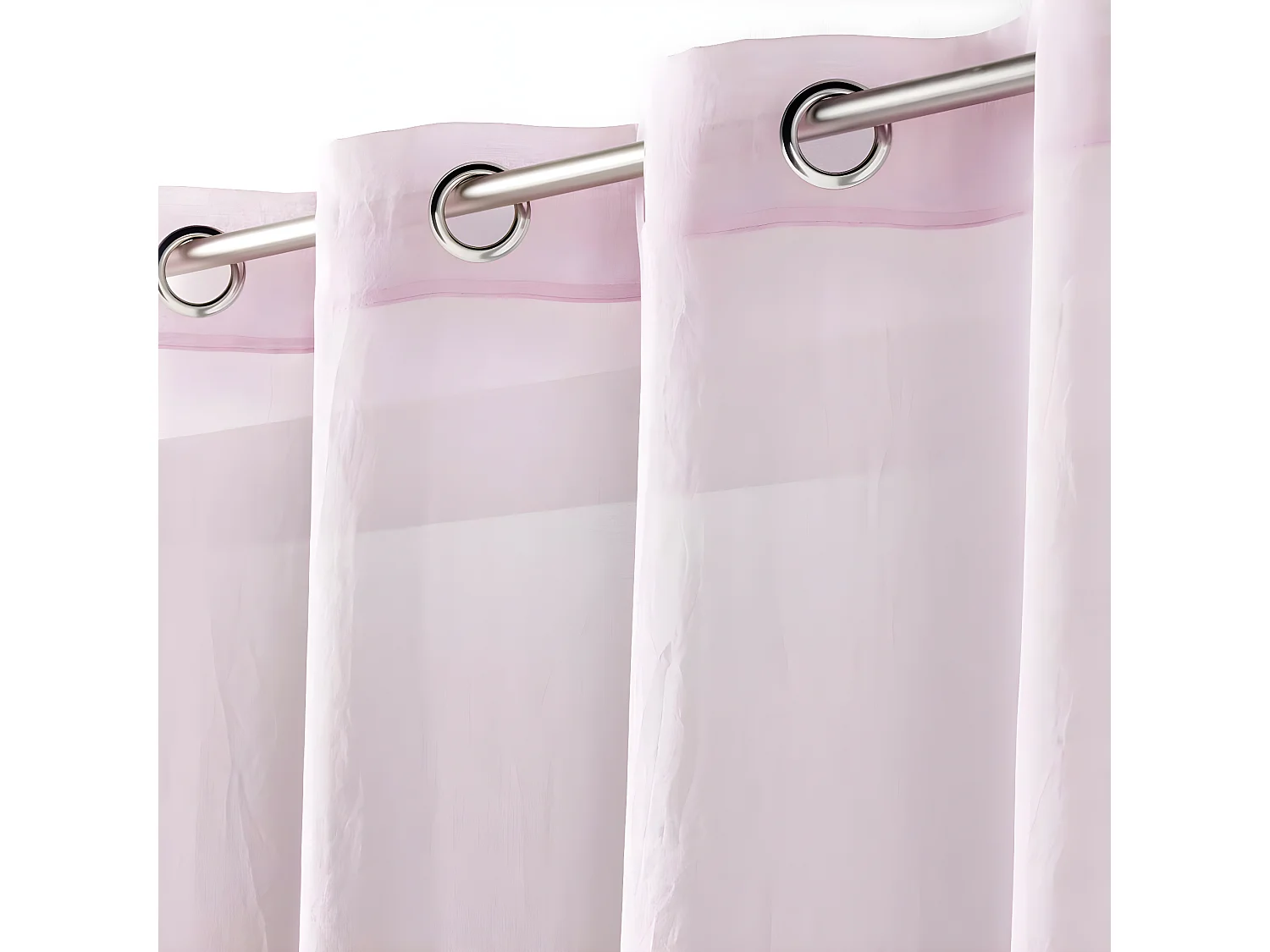 Rideau Voilage "Telma" 140x280cm Rose