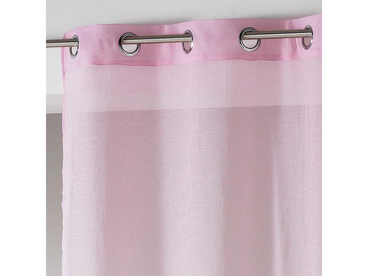 Rideau Voilage "Telma" 140x280cm Rose