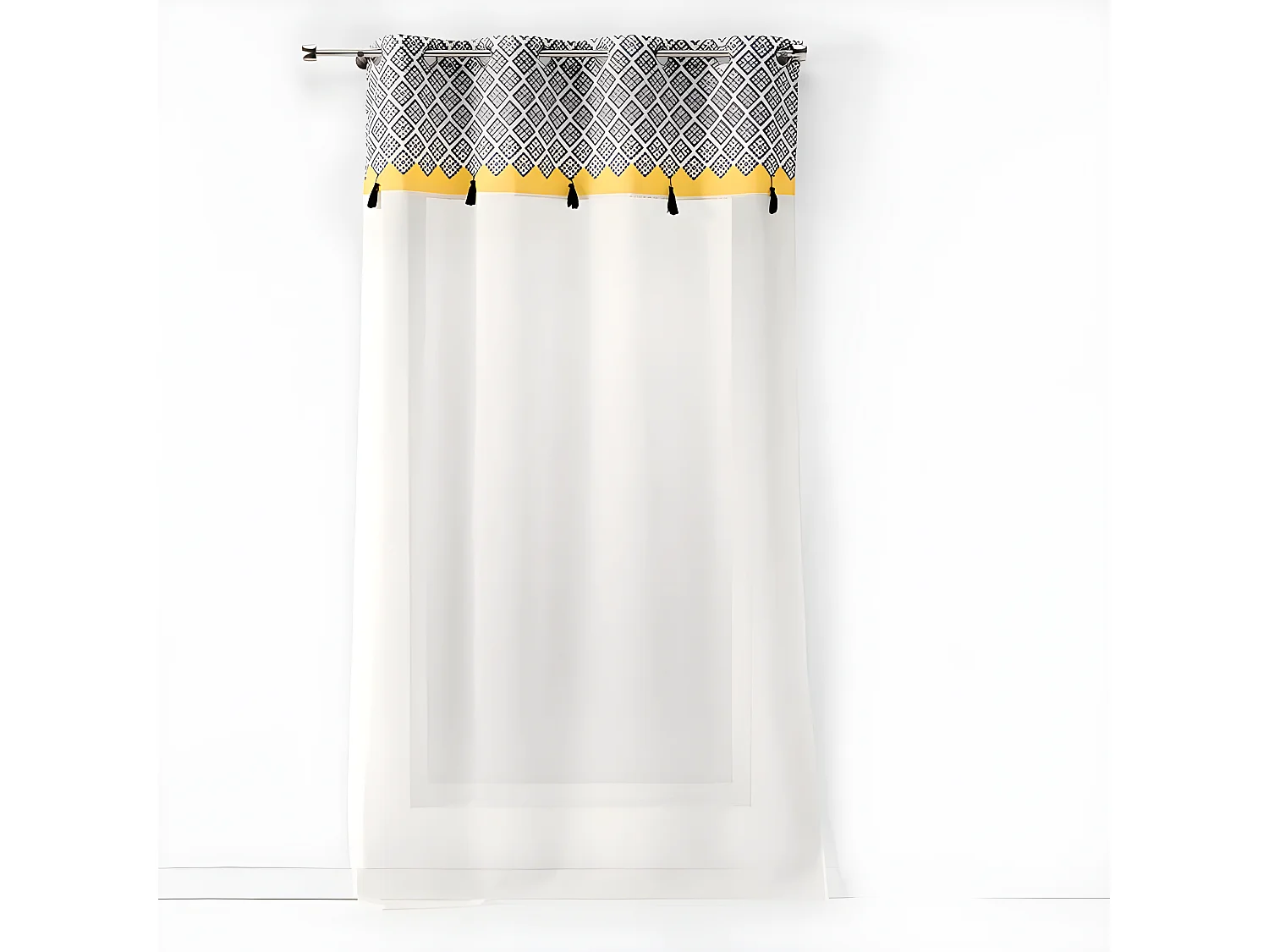 Rideau Voilage à Œillets "Neo Casa" 140x240cm Blanc