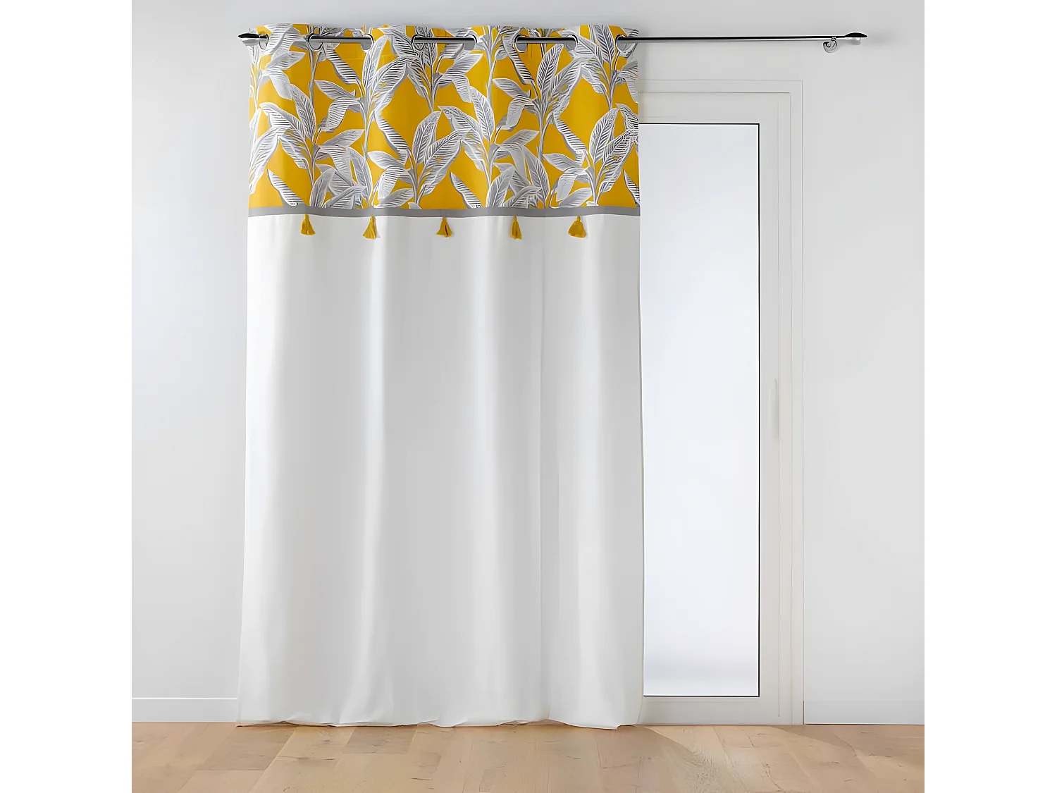 Rideau à Œillets "Isibelle" 140x240cm Jaune