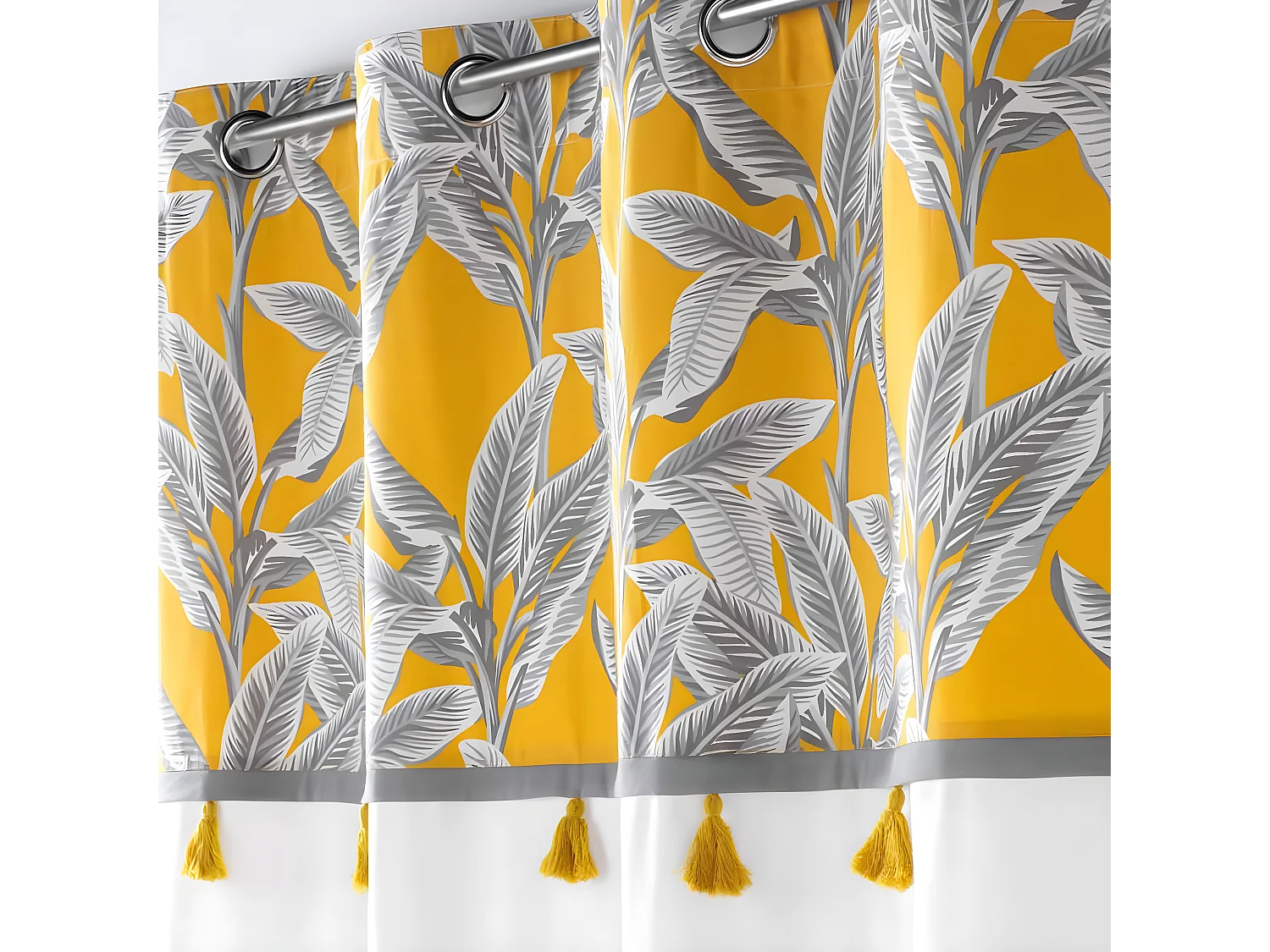 Rideau à Œillets "Isibelle" 140x240cm Jaune