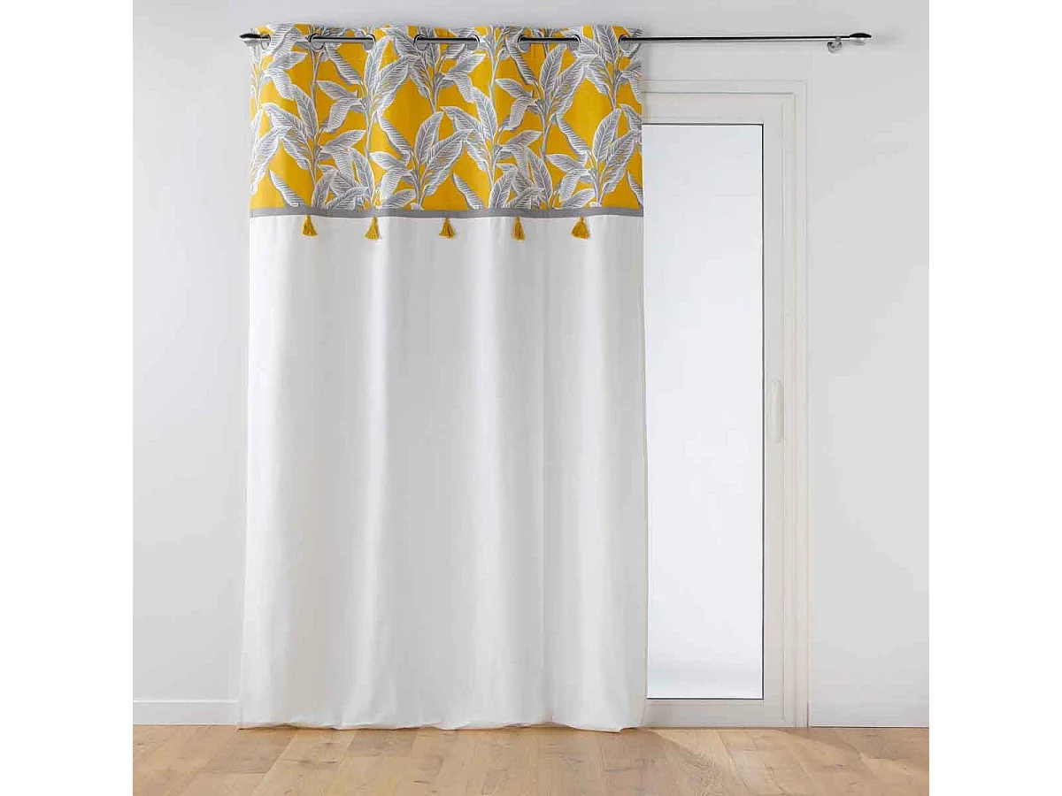 Rideau à Œillets "Isibelle" 140x240cm Jaune