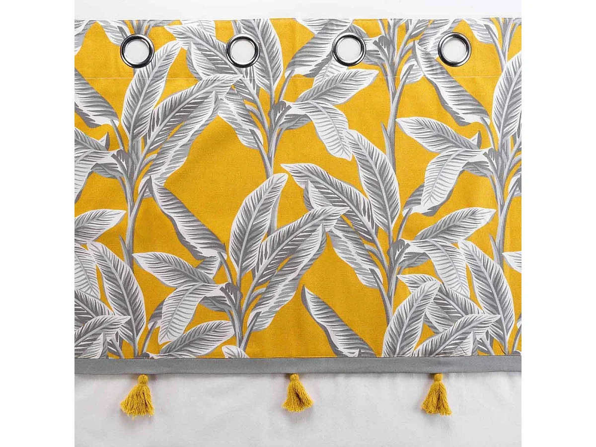 Rideau à Œillets "Isibelle" 140x240cm Jaune