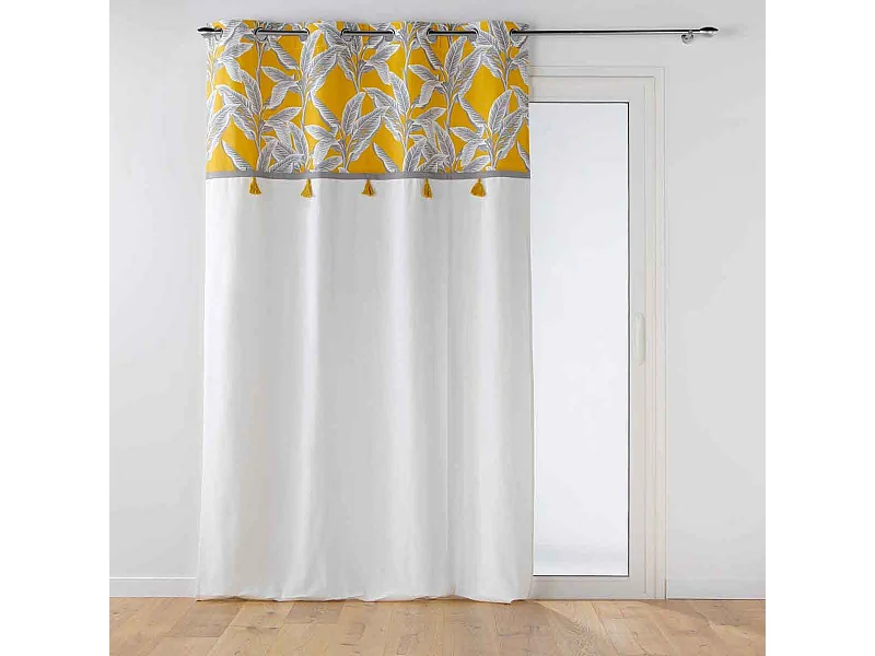 Rideau à Œillets "Isibelle" 140x240cm Jaune