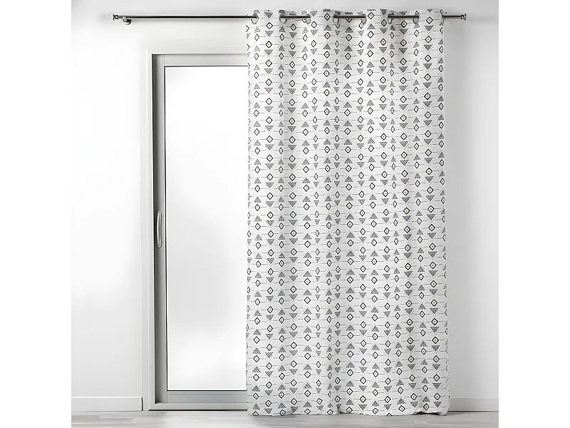 Rideau à Oeillets "Letiko" 140x240cm Blanc