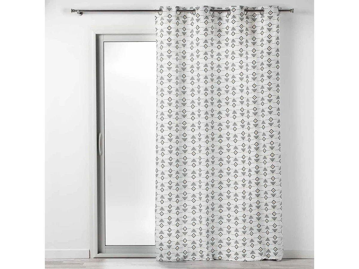 Rideau à Oeillets "Letiko" 140x240cm Blanc