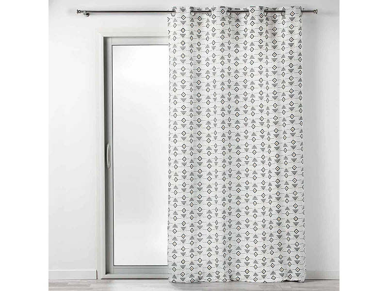 Rideau à Oeillets "Letiko" 140x240cm Blanc