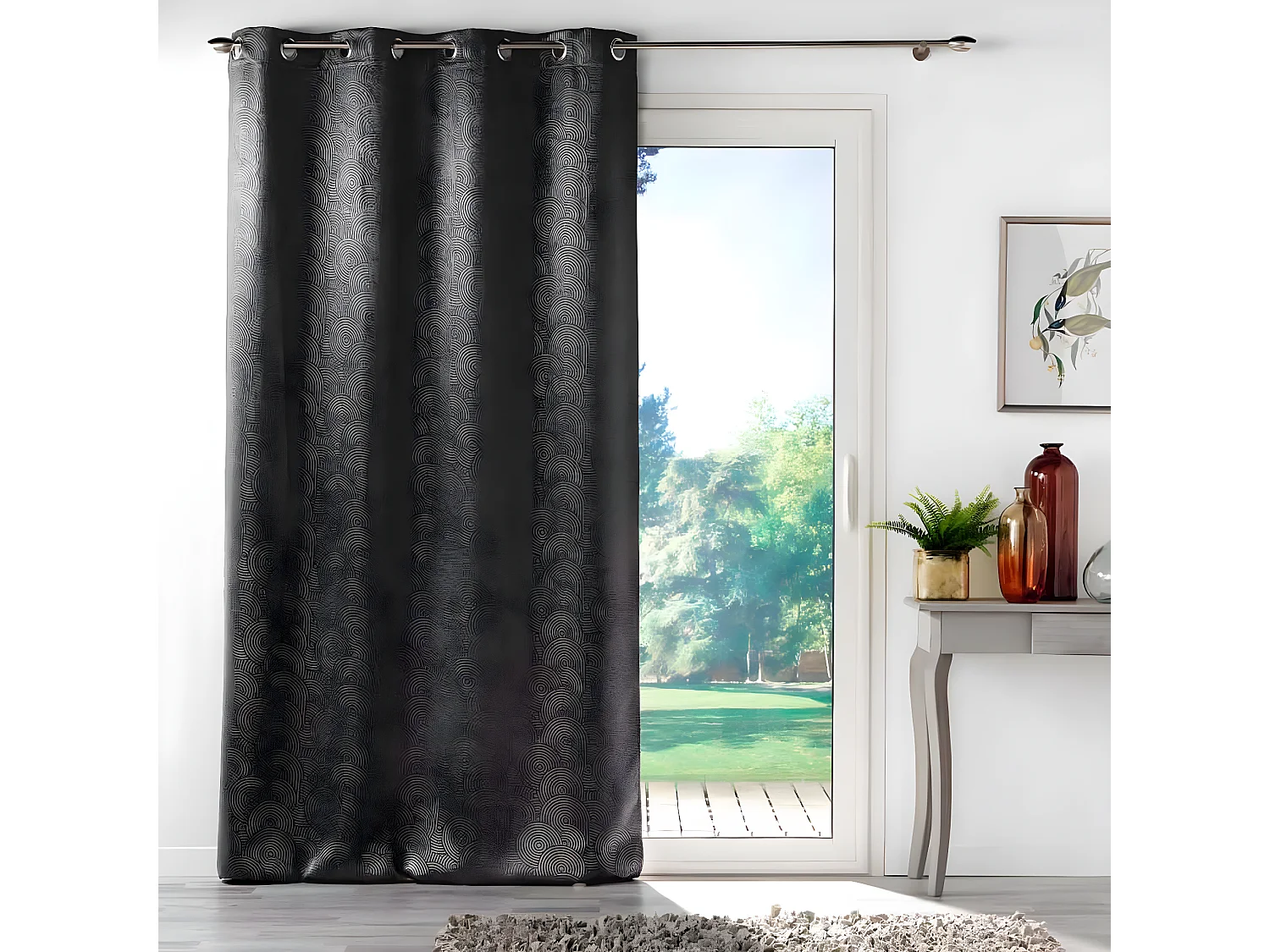 Rideau Occultant "Anthea" 135x240cm Anthracite