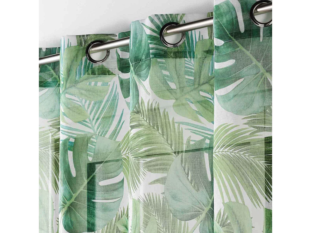 Rideau Voilage "Rio de Janeiro" 140x240cm Blanc