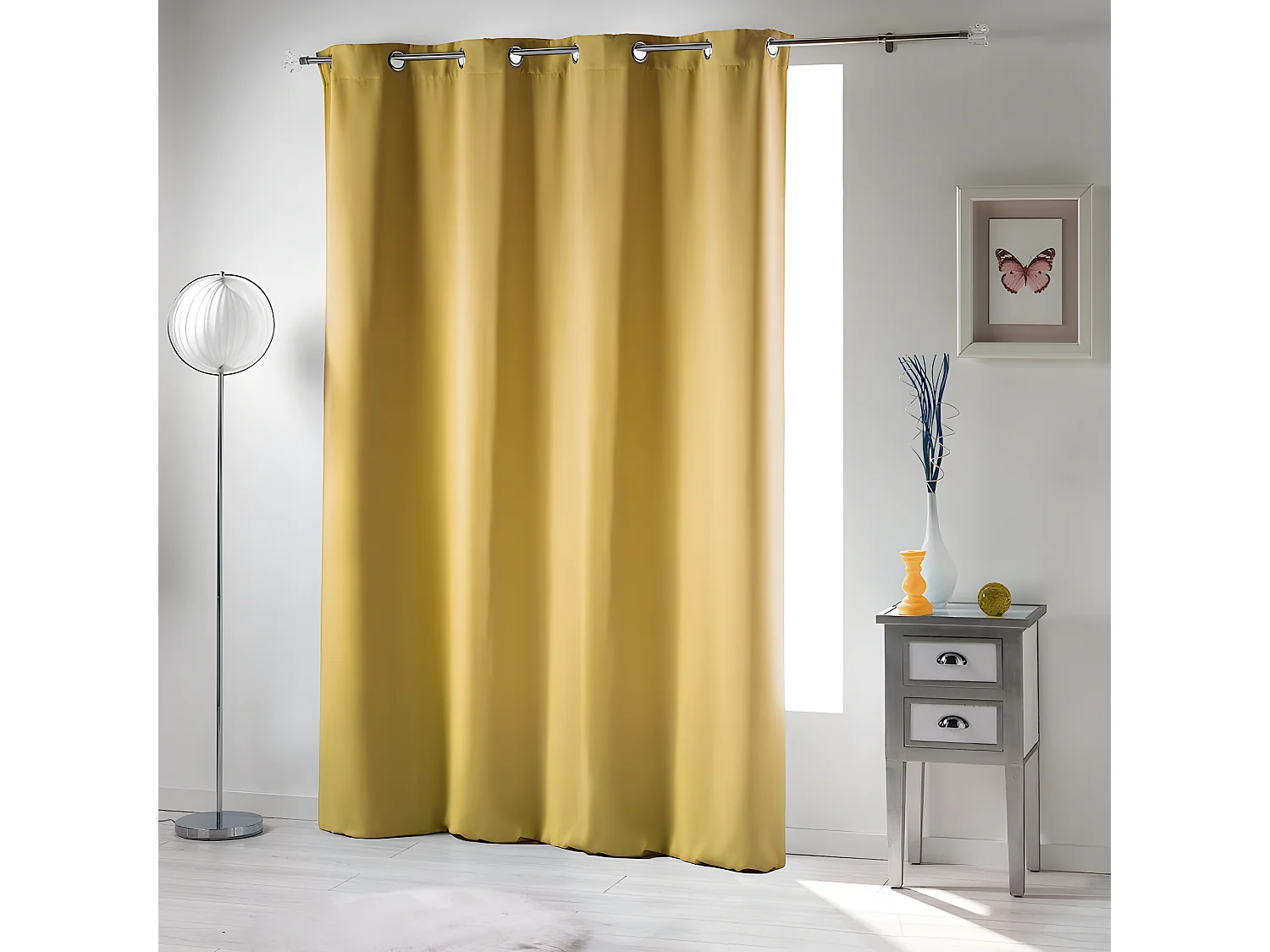 Rideau Occultant "Occult" 135x280cm Miel