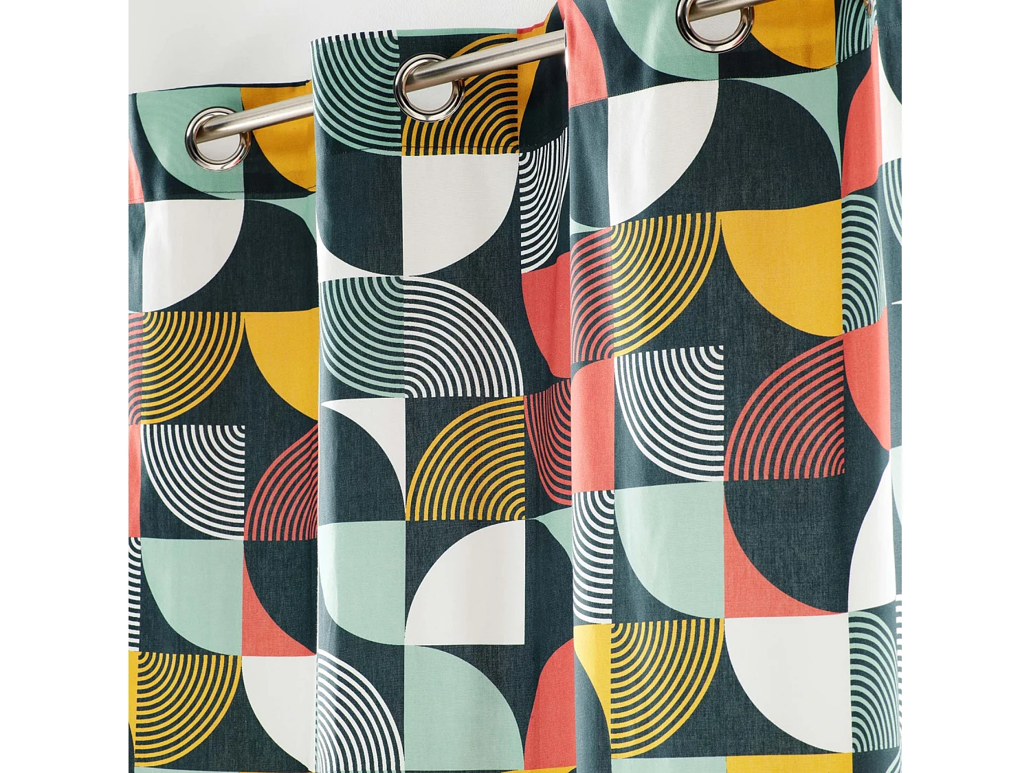 Cortina de moda geométrica 140 x 240 cm