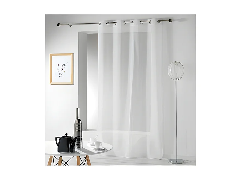 Rideau Voilage "Telma" 140x240cm Blanc