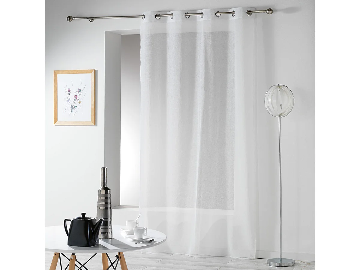 Rideau Voilage "Telma" 140x240cm Blanc