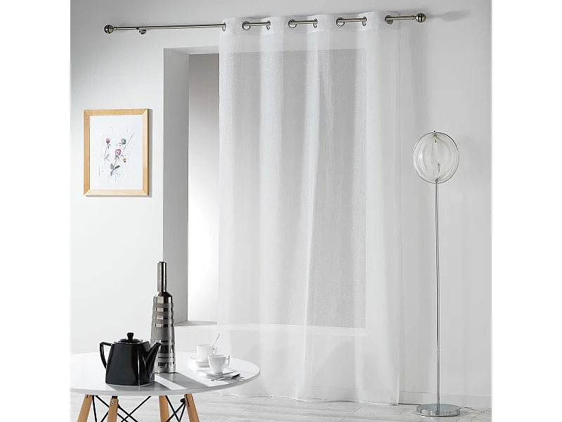Rideau Voilage "Telma" 140x240cm Blanc