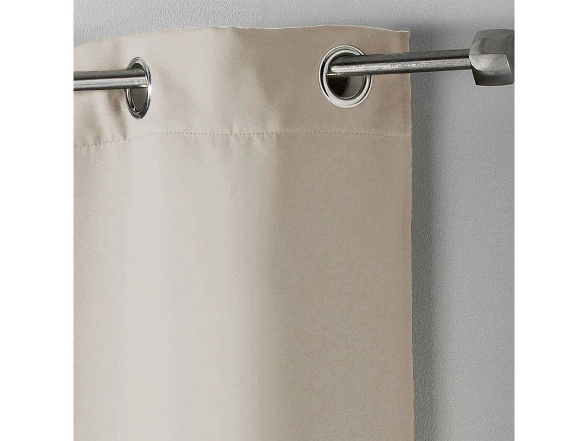 Rideau Occultant "Noche" 135x180cm Ivoire