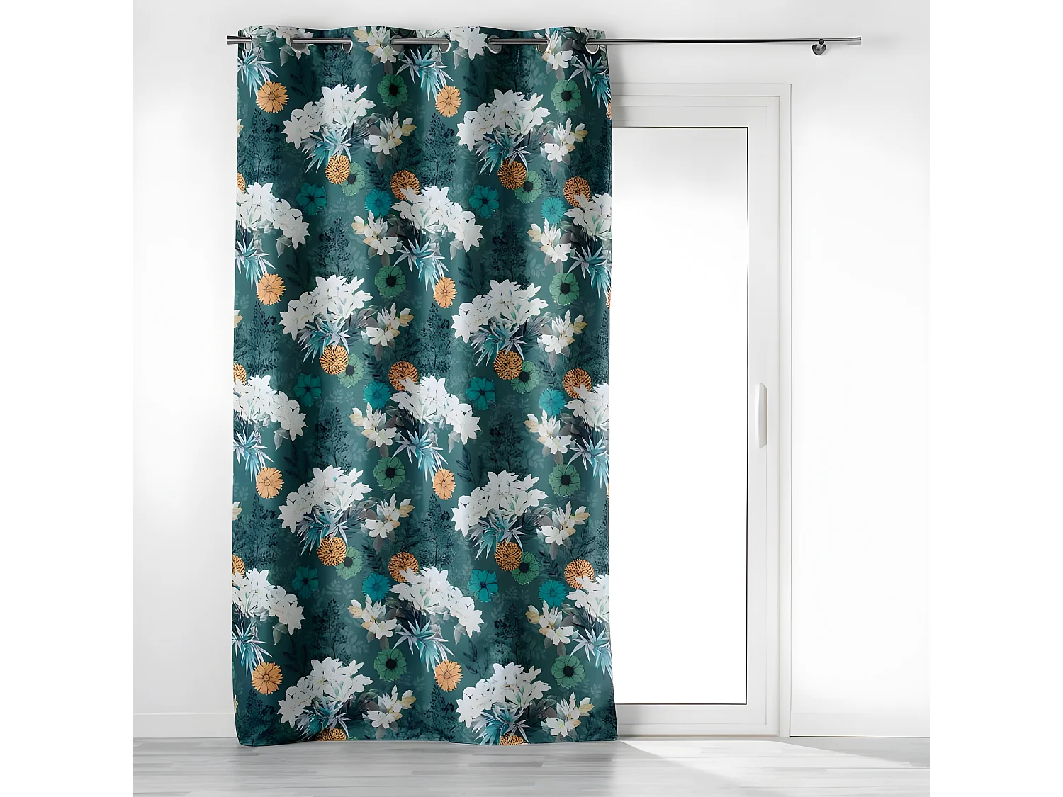 Rideau à Œillets Occultant "Osaka" 135x260cm Bleu