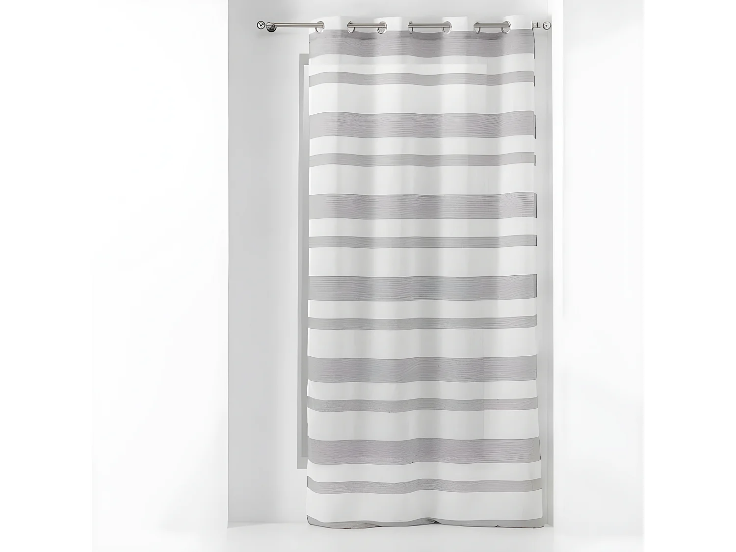 Rideau Voilage à Œillets "Palerma" 140x280cm Blanc