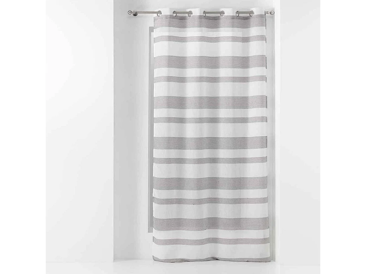 Rideau Voilage à Œillets "Palerma" 140x280cm Blanc