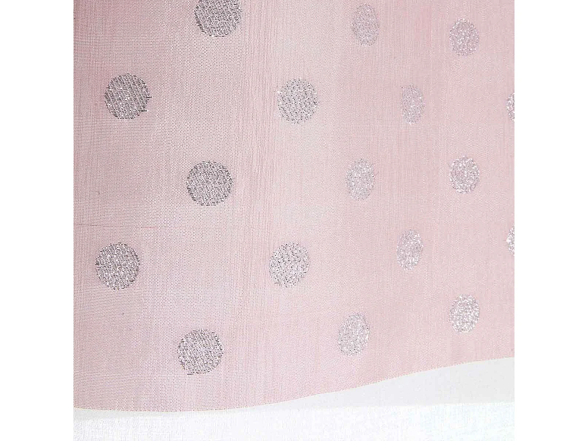 Rideau Voilage à Œillets "Minnie" 140x240cm Rose