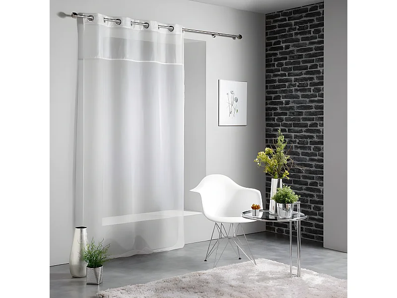 Rideau Voilage "Starlight" 140x240cm Blanc