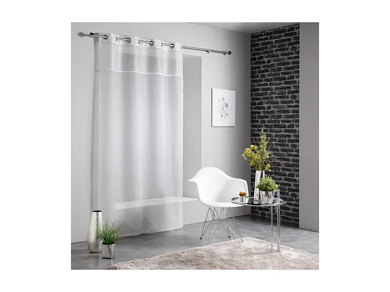 Rideau Voilage "Starlight" 140x240cm Blanc