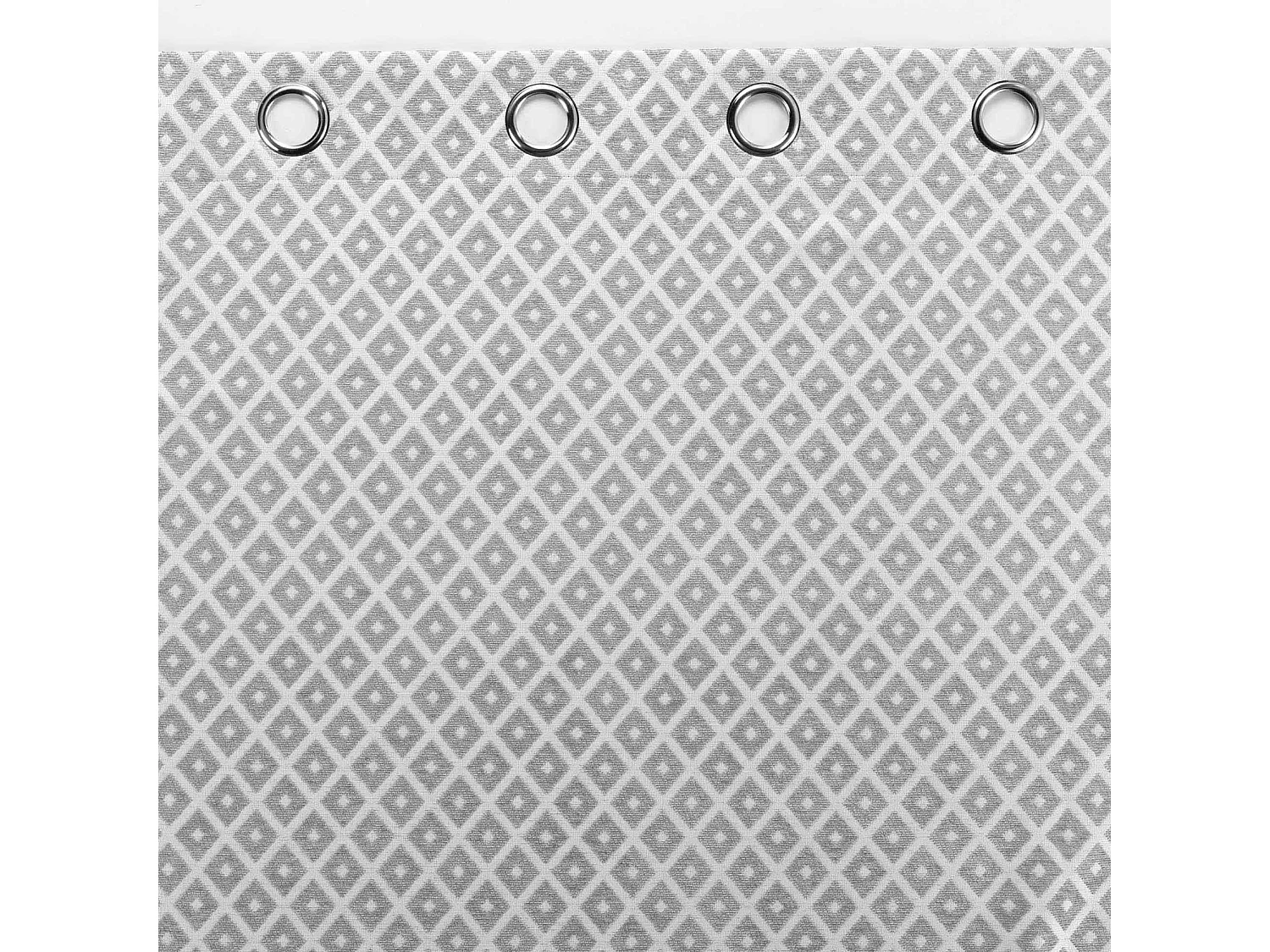 Cortina jacquard con estampado de rombos 140 x 260 cm