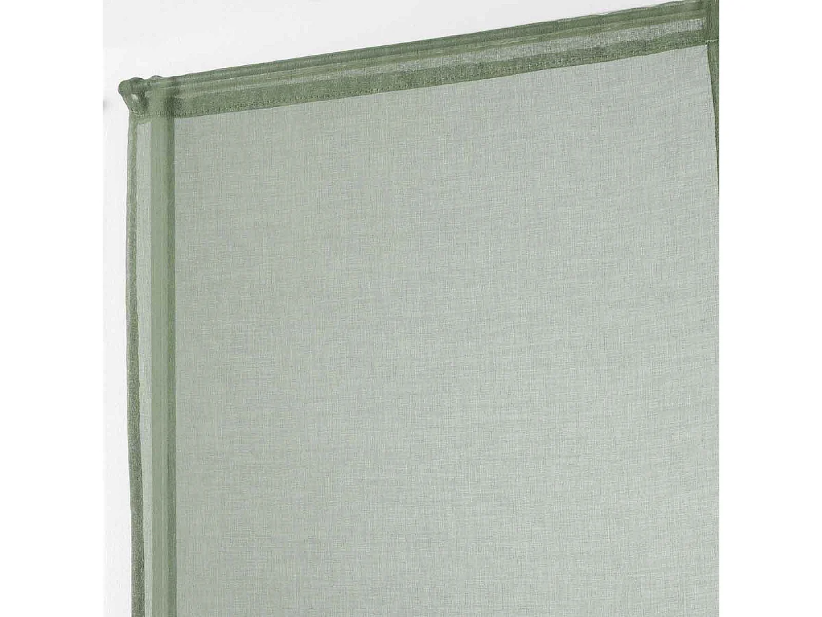 Paire de Voilages "Sandra" 60x160cm Kaki