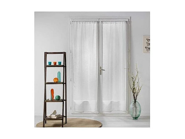 Paire de Voilages "Luminea" 70x200cm Blanc