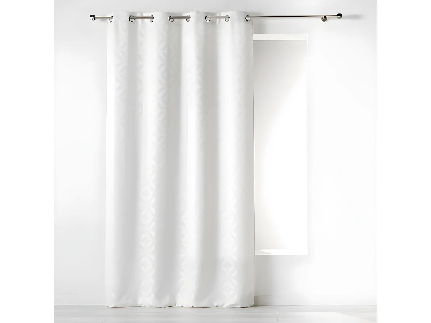 Rideau à Oeillets "Majestic" 140x260cm Blanc