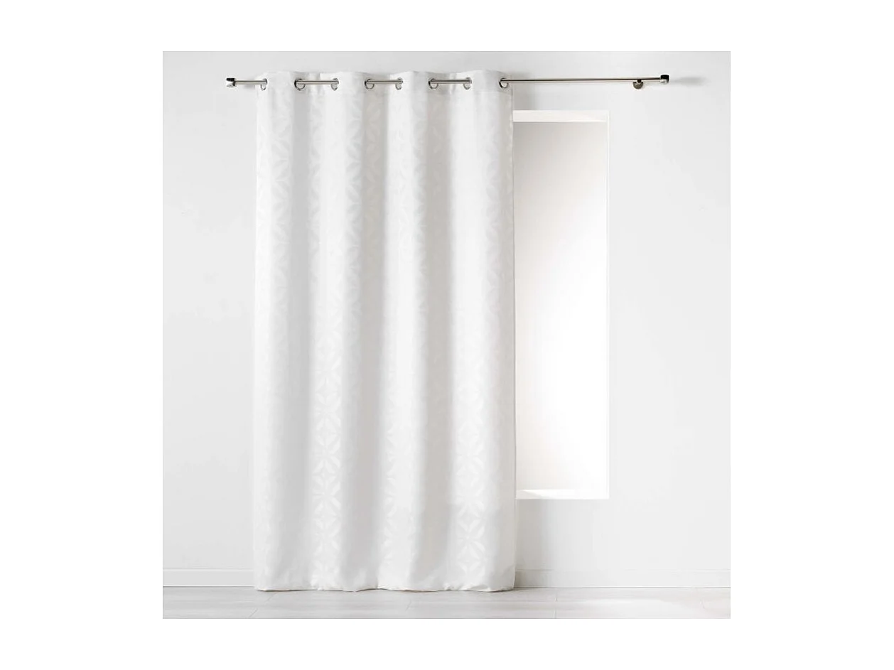 Rideau à Oeillets "Majestic" 140x260cm Blanc