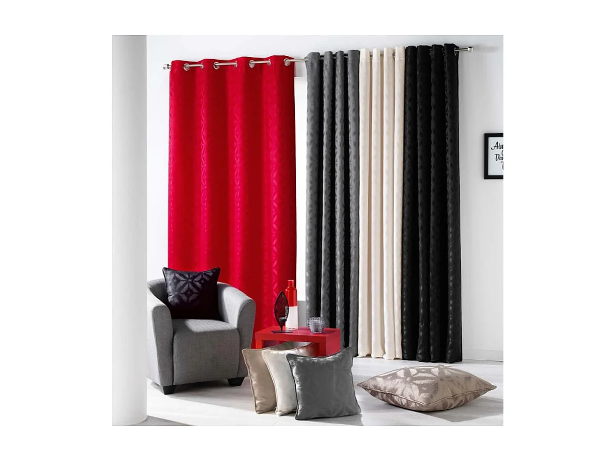 Rideau à Oeillets "Majestic" 140x260cm Blanc