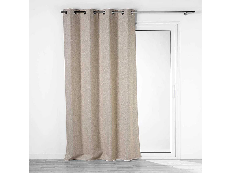 Rideau Occultant à Œillets "Crépuscule" 140x260cm Lin