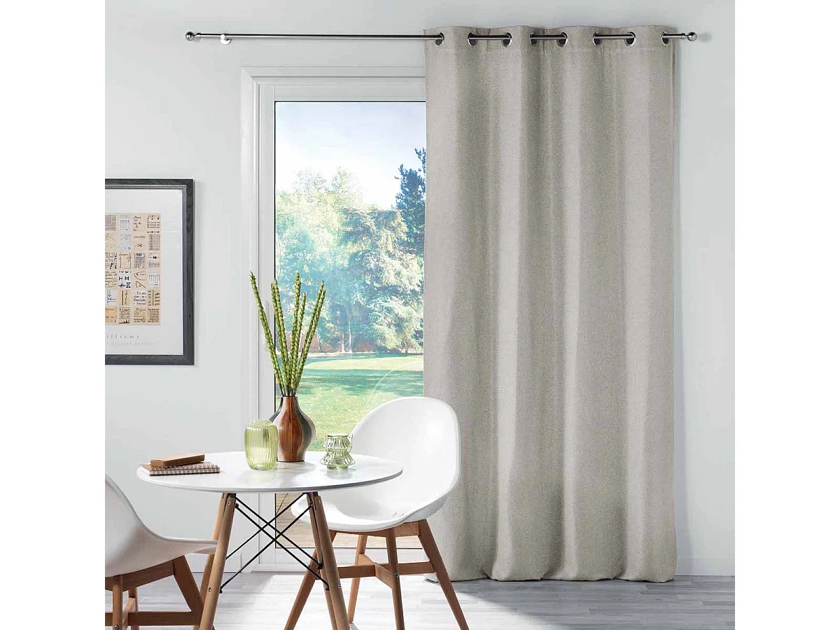 Rideau Occultant "Chinea" 135x240cm Lin