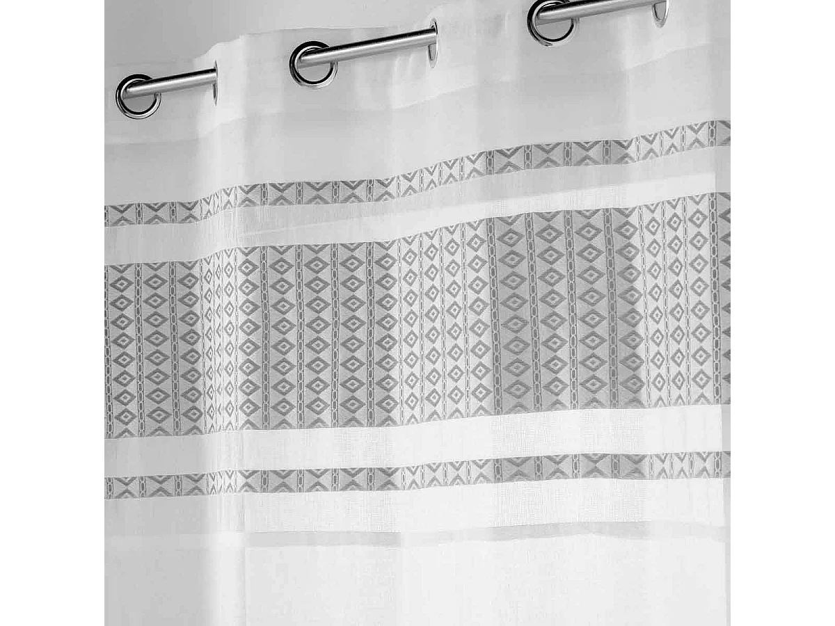 Rideau Voilage à Œillets "Storia" 140x240cm Blanc