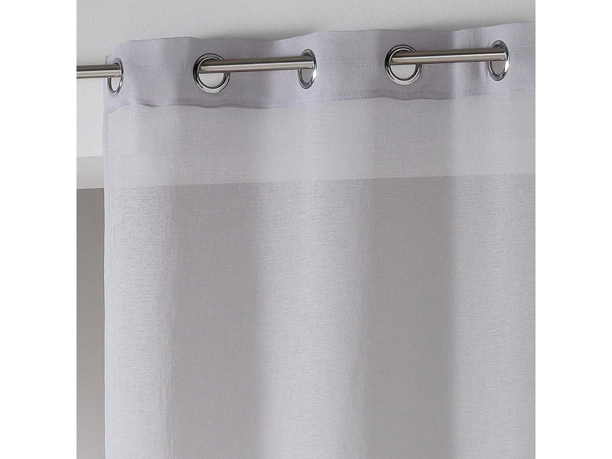 Rideau Voilage "Telma" 140x240cm Gris