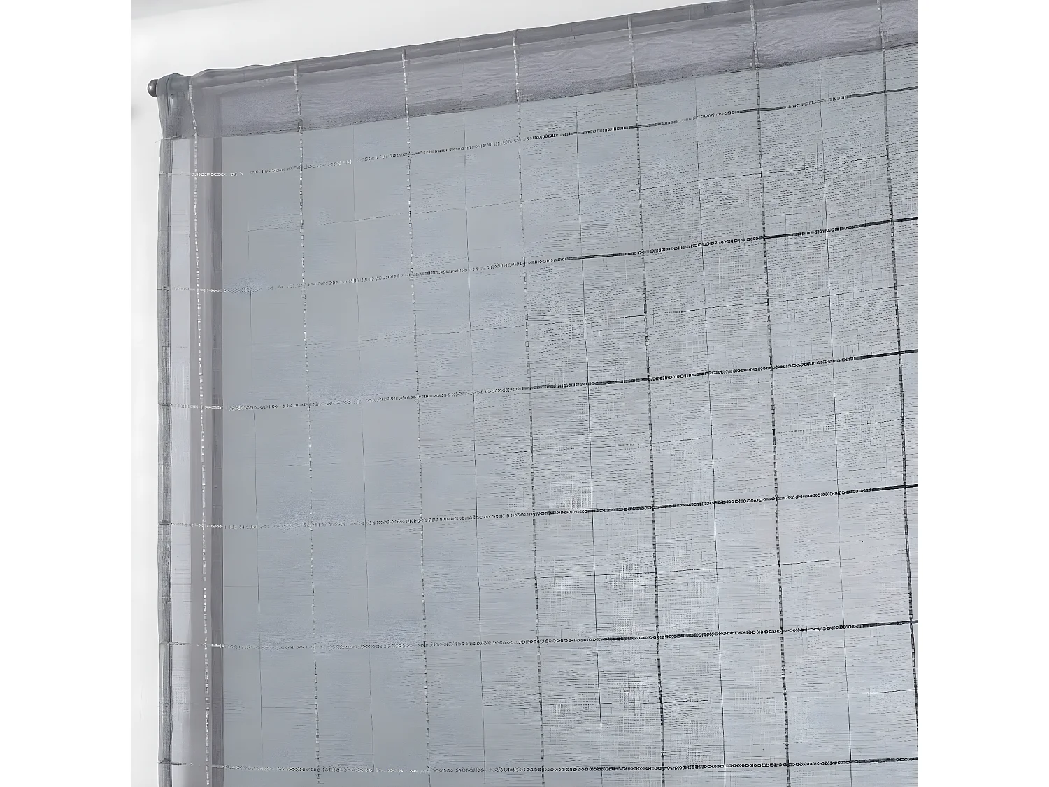 Paire de Voilages "Eulalie" 60x90cm Gris