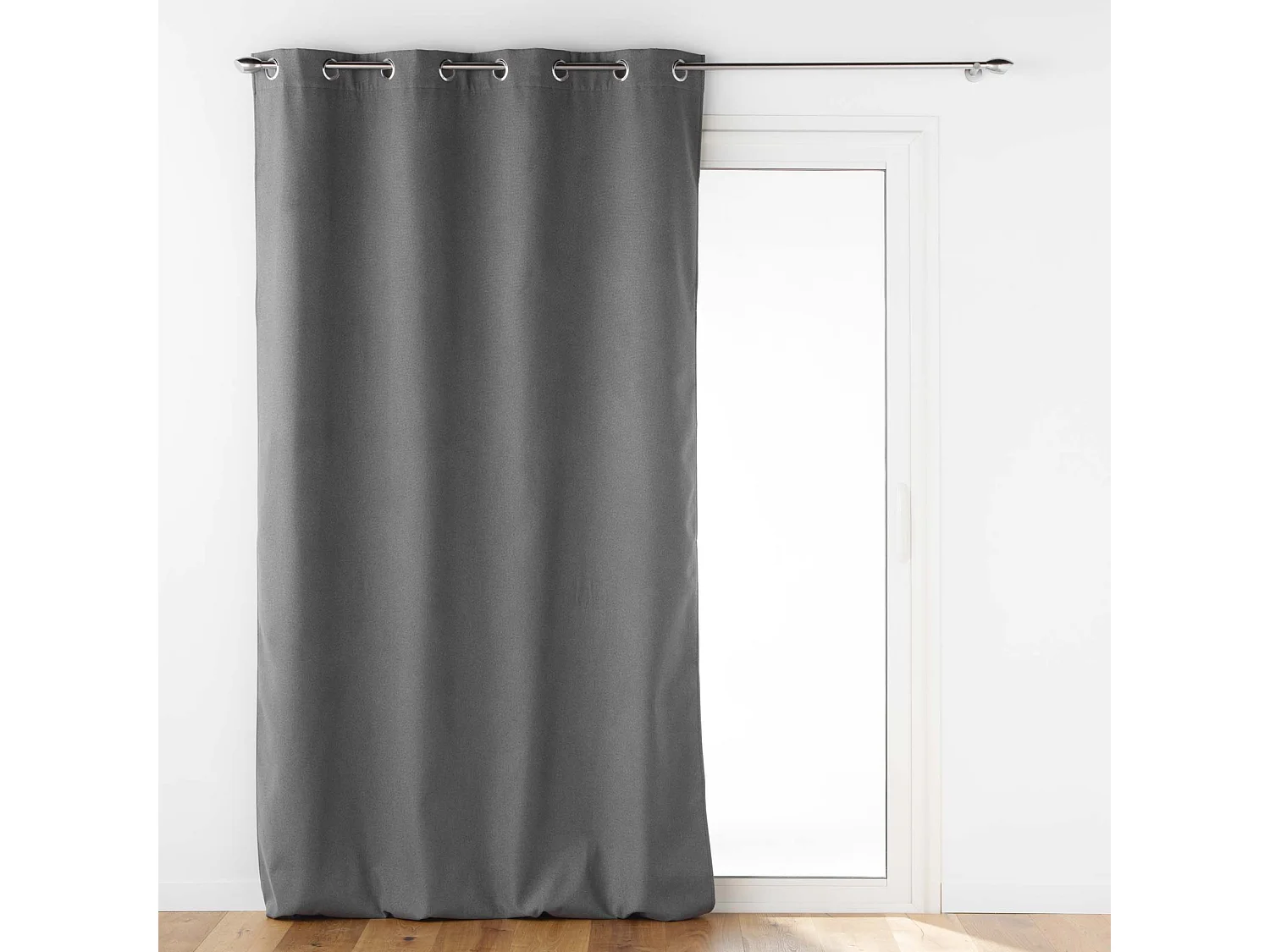 Rideau à Œillets Isolant "Jupiter" 140x260cm Anthracite