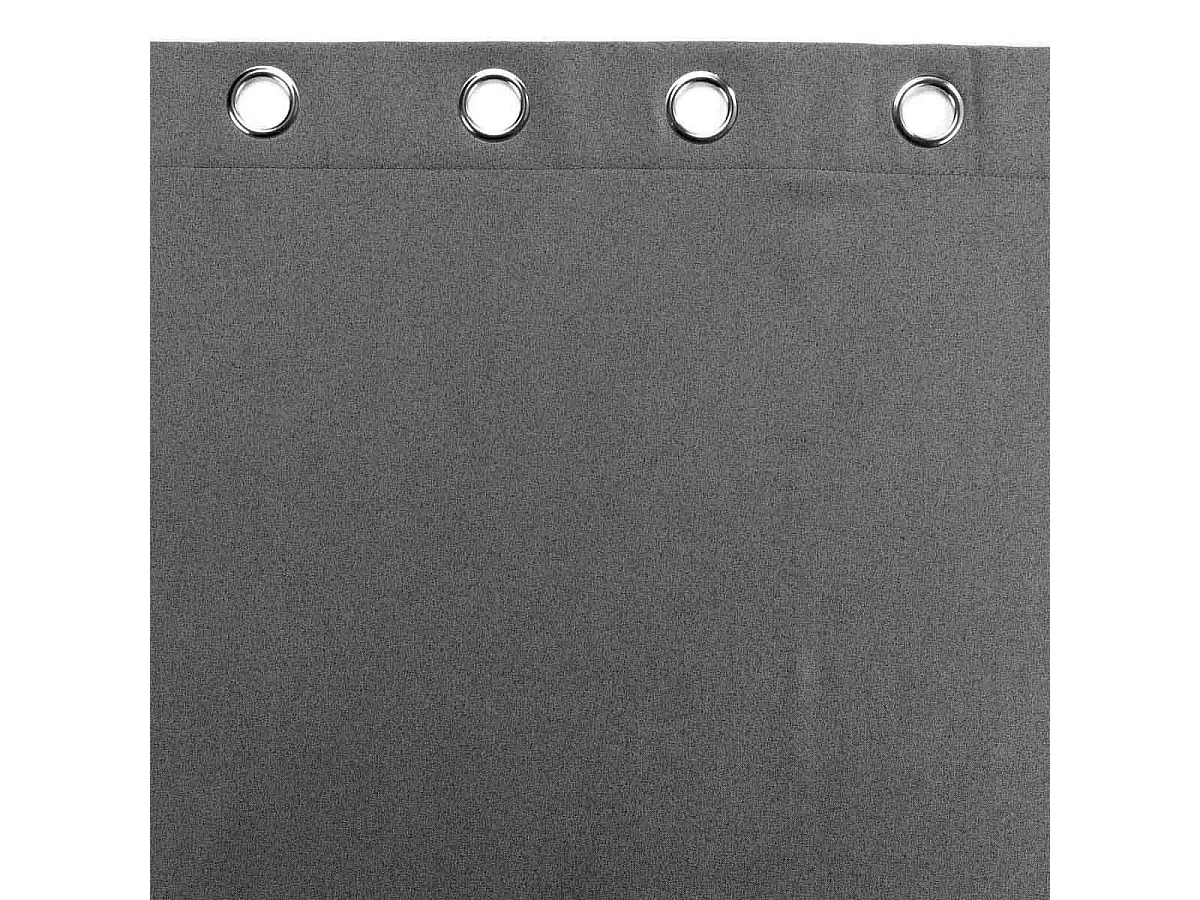 Rideau à Œillets Isolant "Jupiter" 140x260cm Anthracite