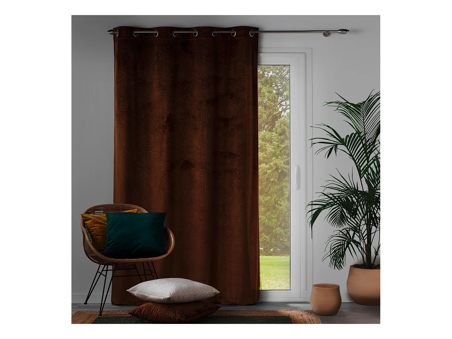 Rideau Occultant "Analia" 140x240cm Camel