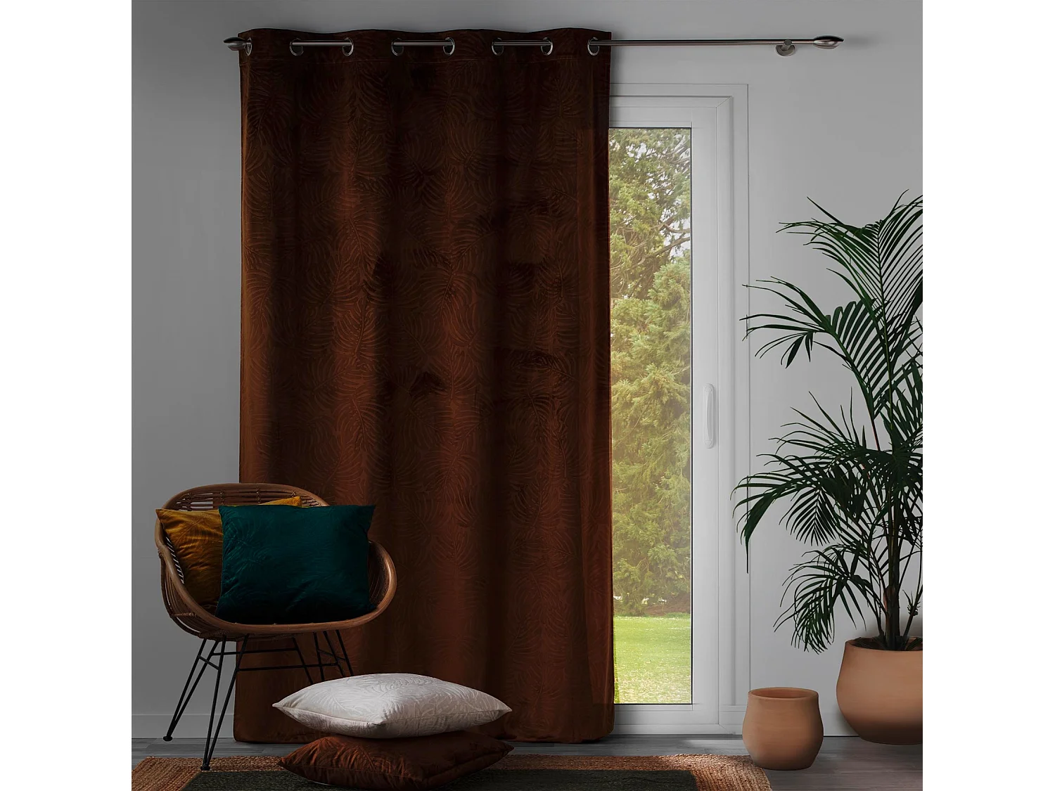 Rideau Occultant "Analia" 140x240cm Camel