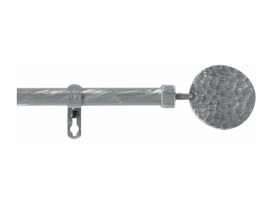 Kit Tringle Déco Extensible "Bullette" 120-210cm Gris