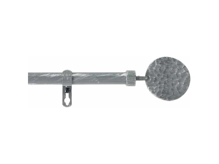 Kit Tringle Déco Extensible "Bullette" 120-210cm Gris