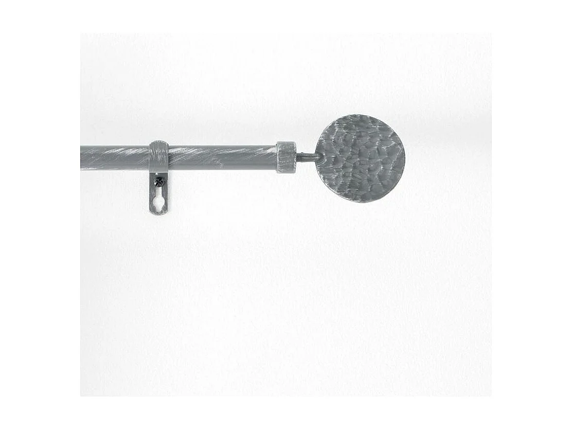 Kit Tringle Déco Extensible "Bullette" 120-210cm Gris