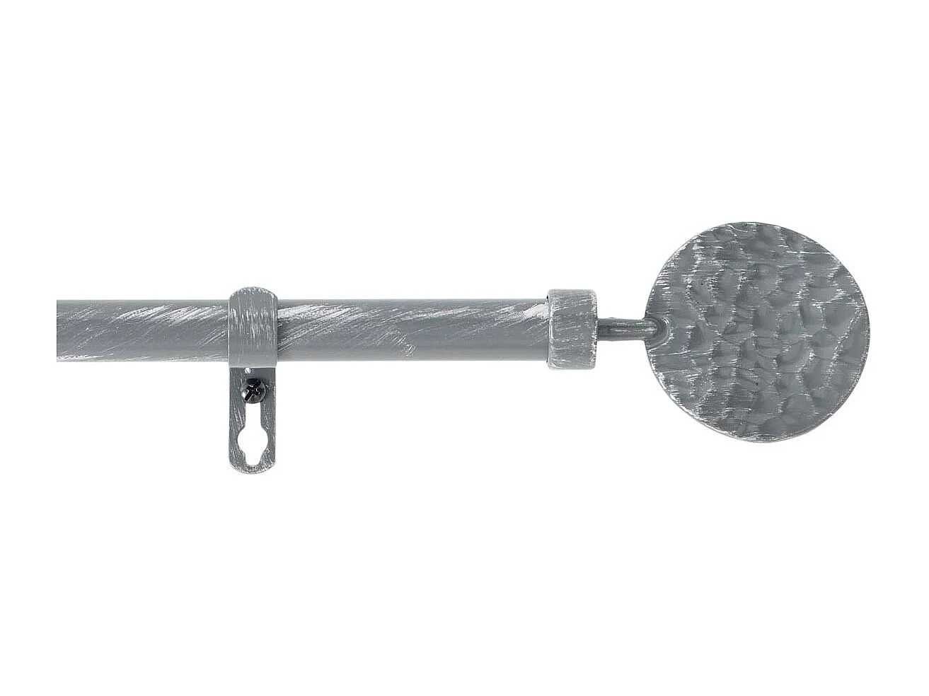 Kit Tringle Déco Extensible "Bullette" 120-210cm Gris